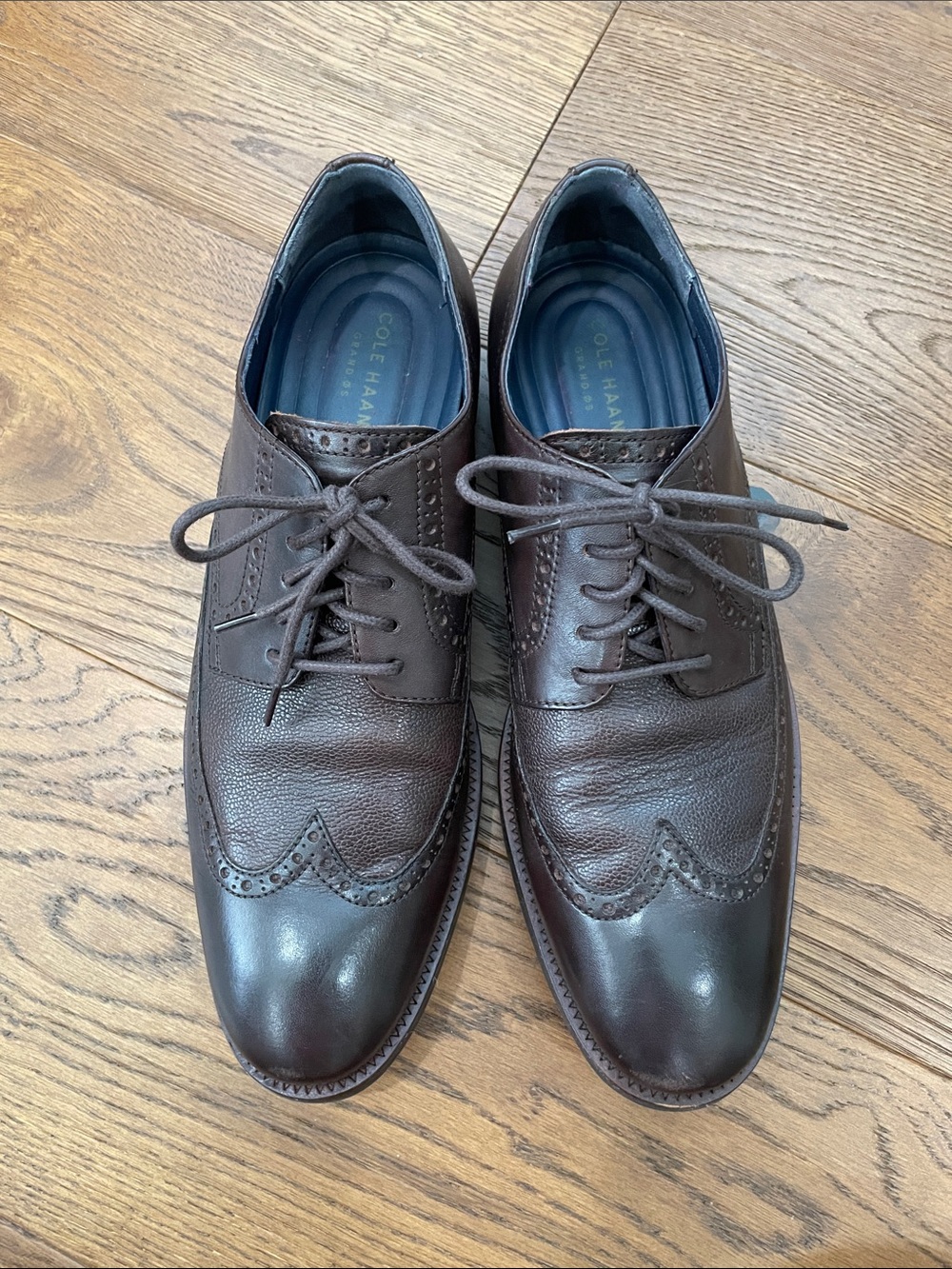 Cole Haan Grand.OS C26982 Men’s 10.5 – Brown Leather Oxfords